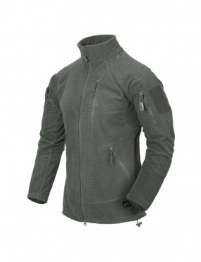 veste tactique alpha - polaire quadrillée