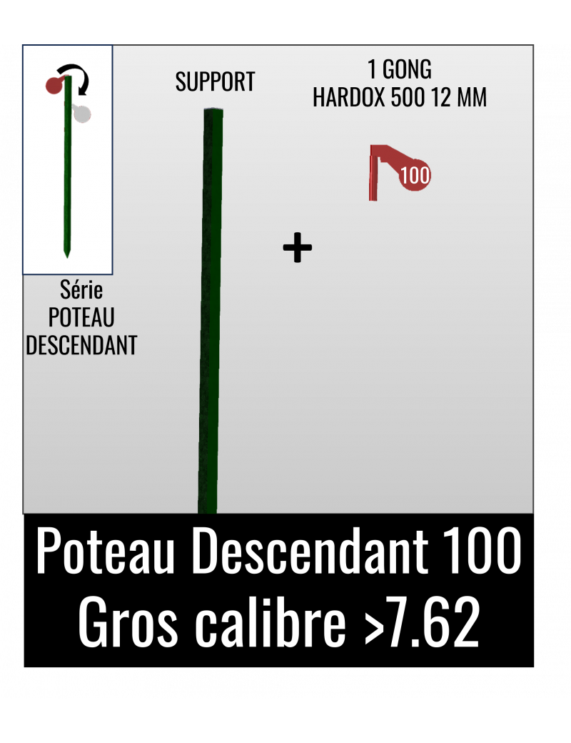 Kit Poteau Descendant 100