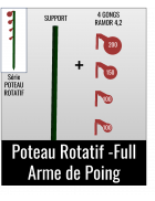 Kit Poteau Rotatif -Full - Arme de Poing