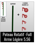 Poteau Rotatif -Full - Arme Légère 5.56