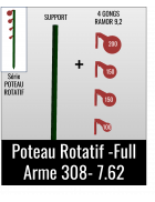 Kit Poteau Rotatif -Full - Arme 308-7.62