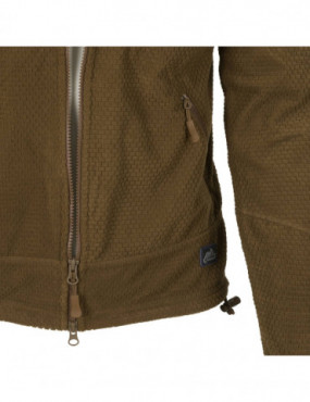 veste tactique alpha - polaire quadrillée